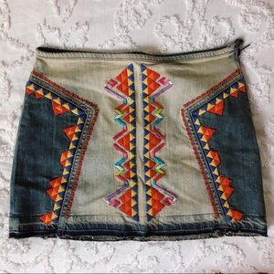 Free People Denim Skirt